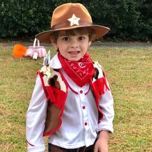 Pottery barn kids cowboy costume